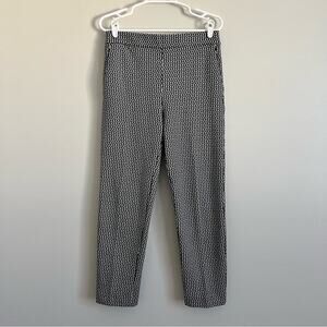 Ann Taylor Women’s Black White Pull On Business Work Trousers Size Small
